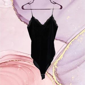 Forever 21 velvet bodysuit